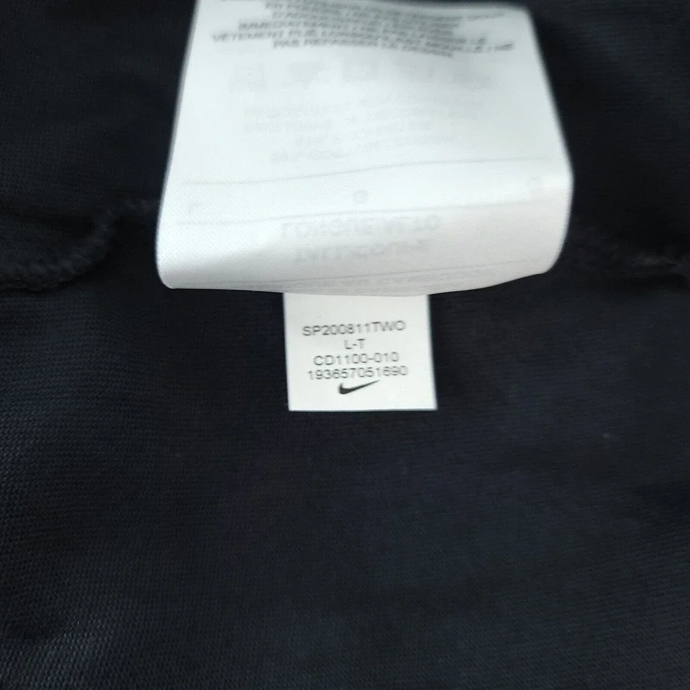 Nike Dri-Fit Black Just Do It‎ Mens Basketball T-Shirt Size Large CD1100-010